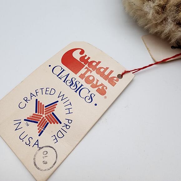 Douglas Brown Spotted Seal Plush 18" Made in USA 1986 Cuddle Toys Stuffed Animal - Picture 8 of 9